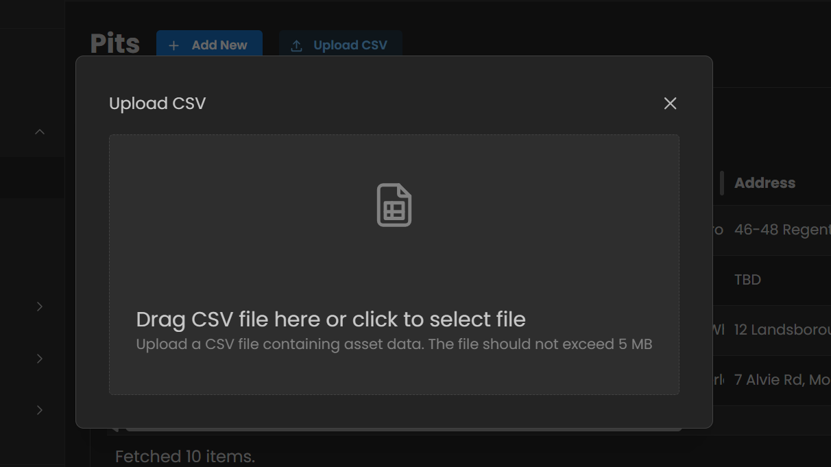 bulk upload